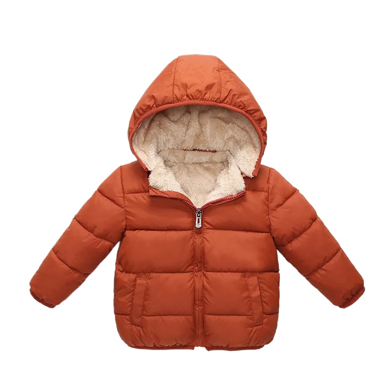 Toddler Boy Winter Fleece Jacket - 2026 Winter New Kids Thick Coat
