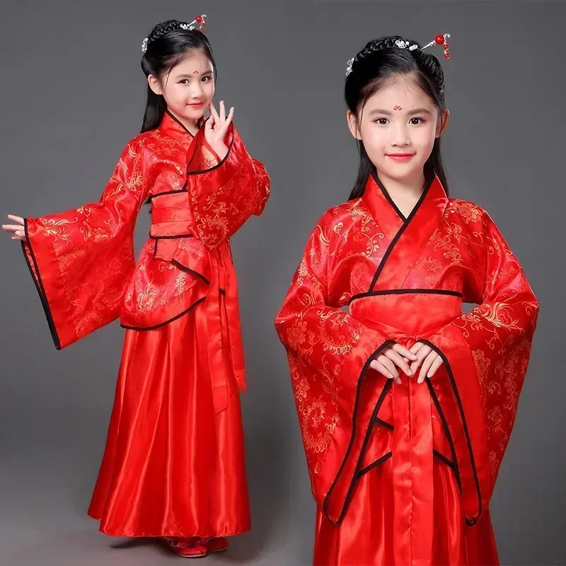 Baby Clothes - Costume Dance Baby Hanfu Dresses Girls