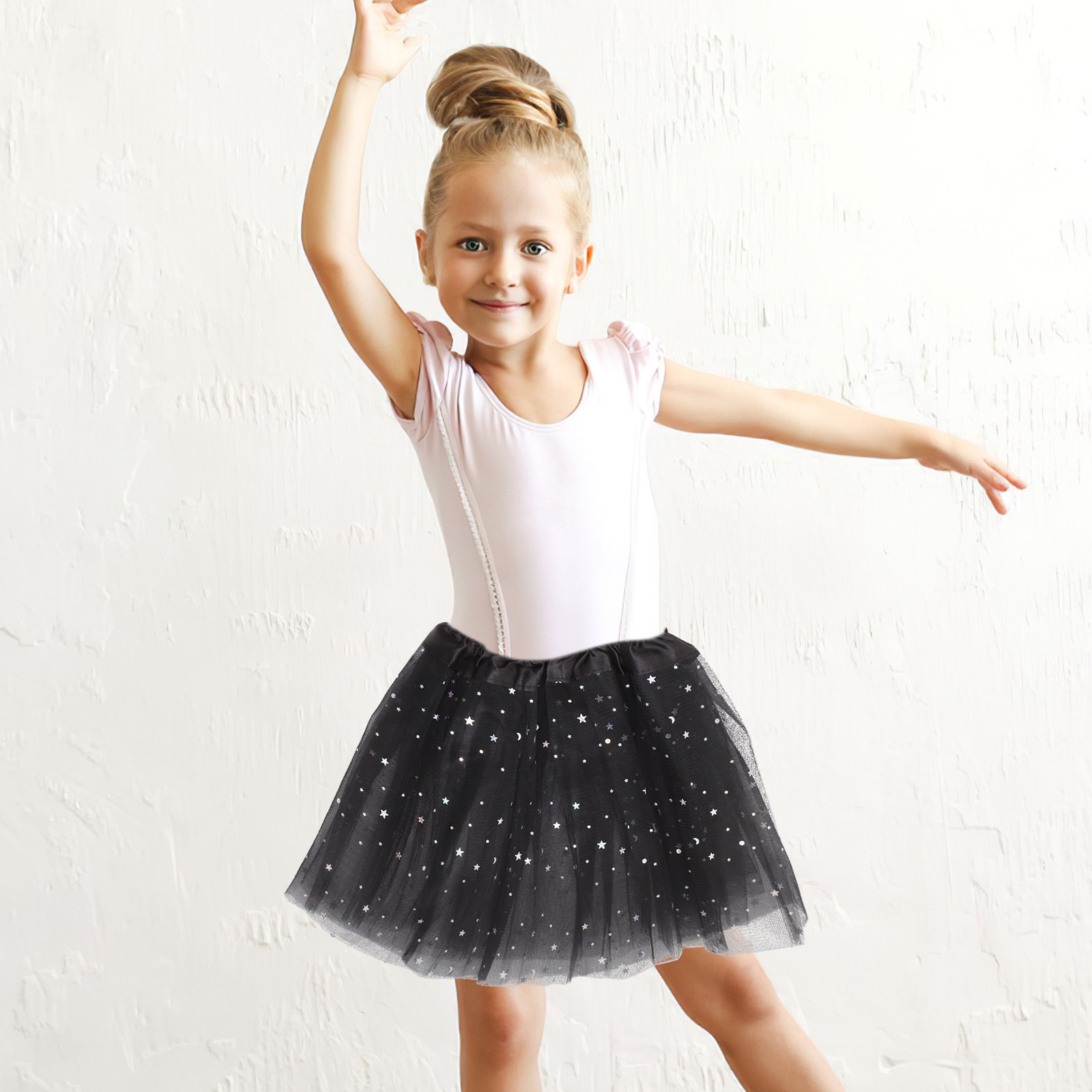 Toddler Girl Tulle Party Dress - Girls Glitter Tutu Skirt for Toddlers