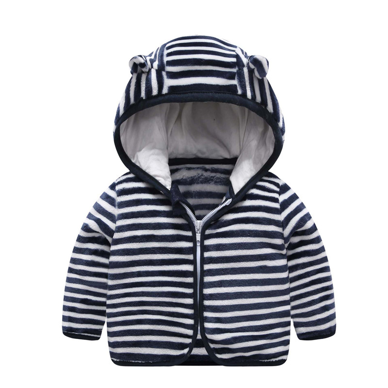 Toddler Boy Winter Fleece Jacket - 2026 Baby Girls Jackets Boys Coral