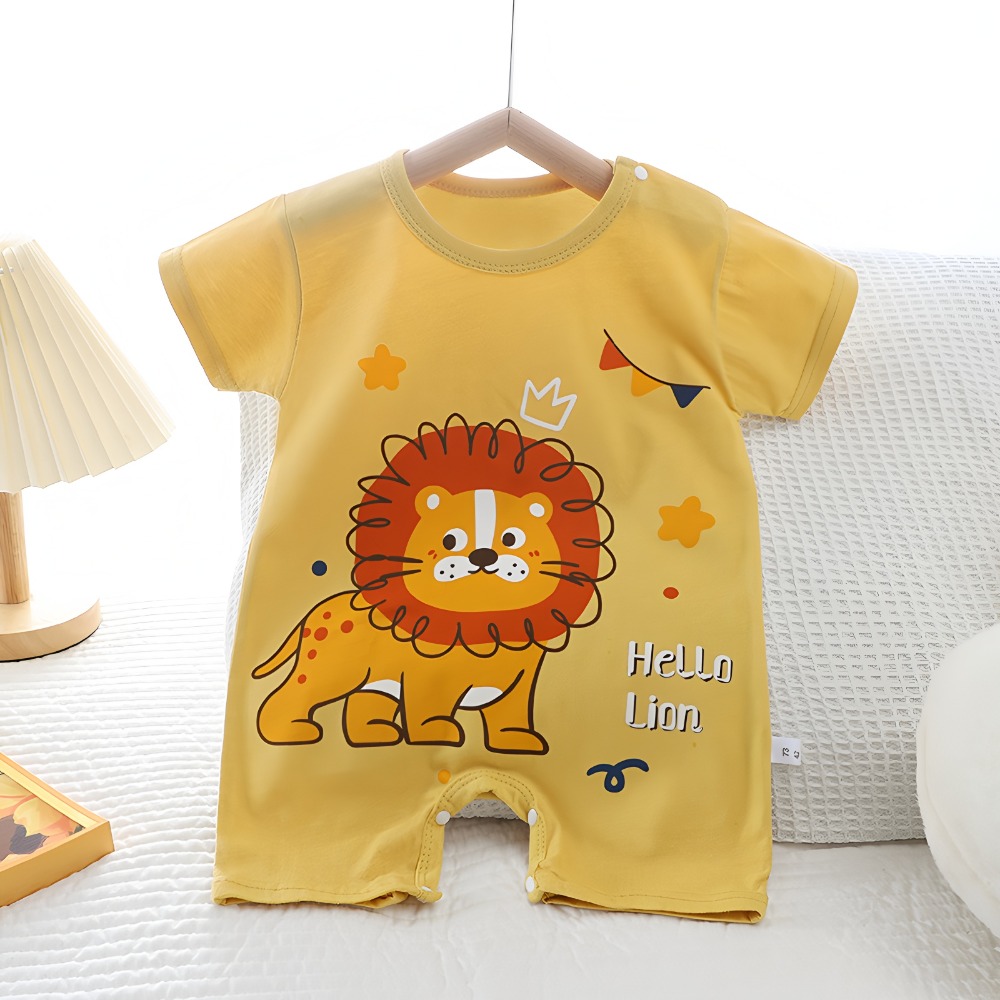 Summer  Printed Newborn Baby C - Baby Summer Linen Sleeveless Jumpsuit recension och pris