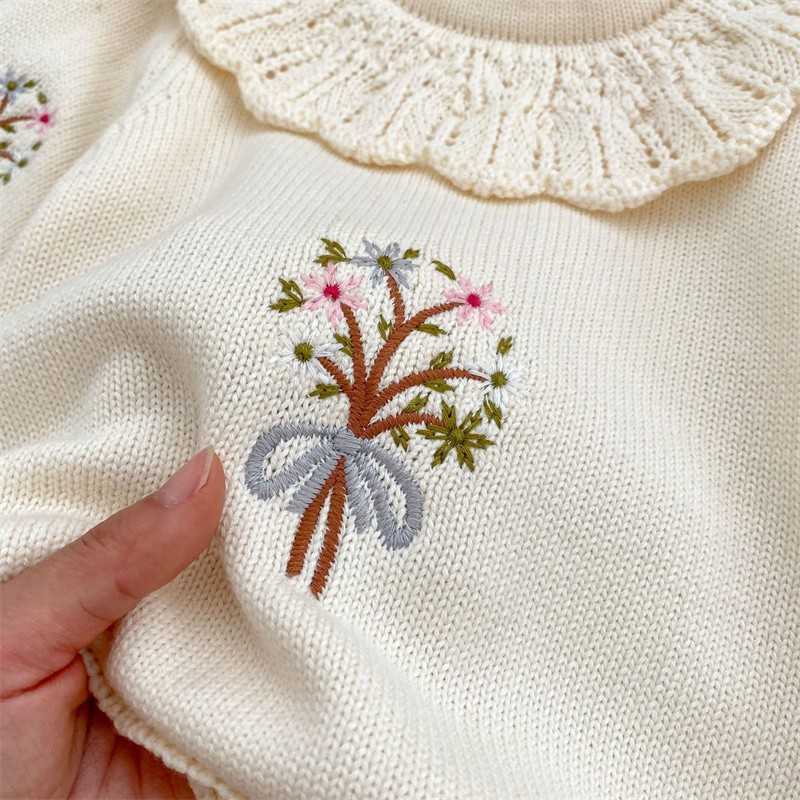 Spring Autumn Newborn Knitting - Newborn Baby Girl Romper Floral recension och pris