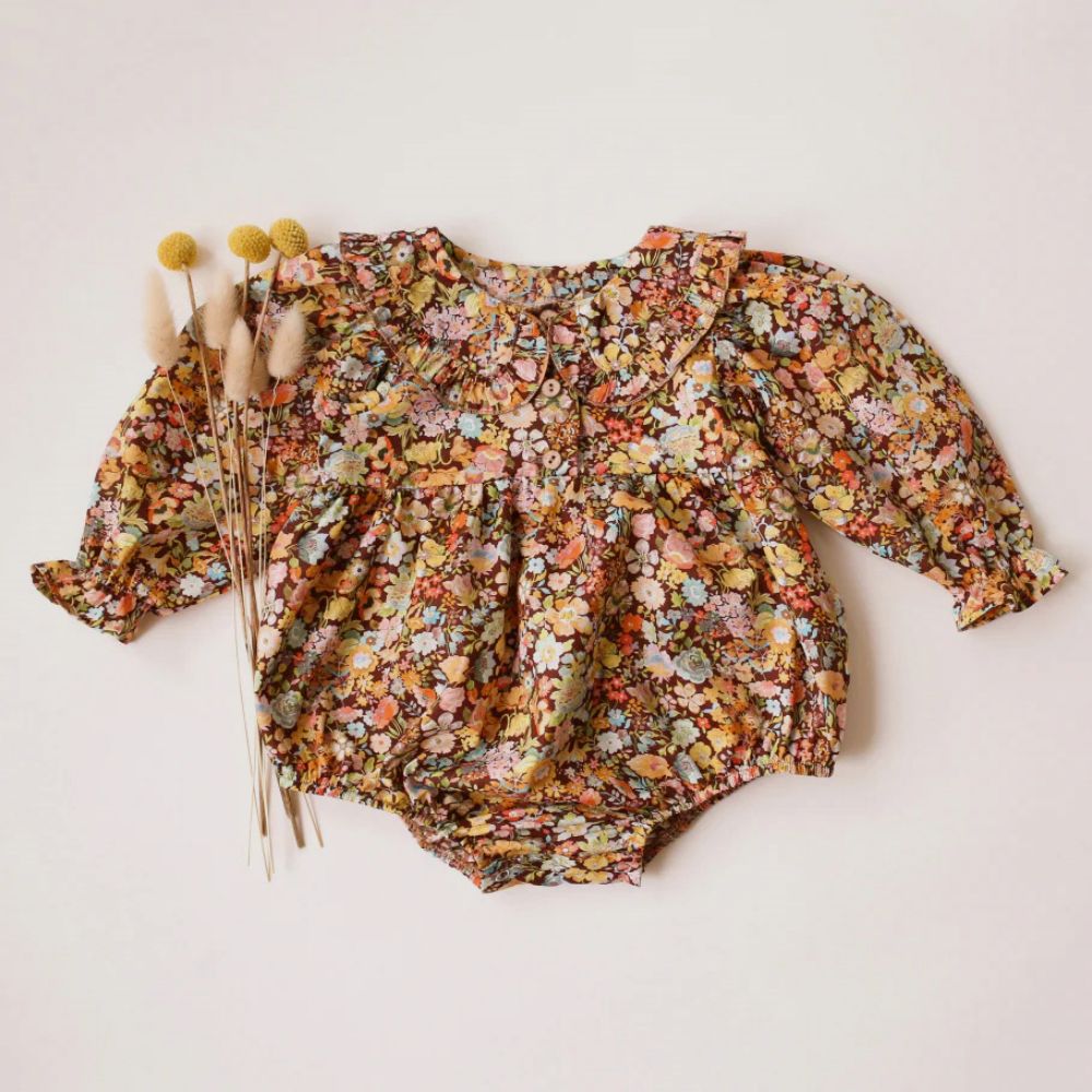 Baby Girl Clothes For 0-2Y Spr - Newborn Baby Girl Romper Floral recension och pris