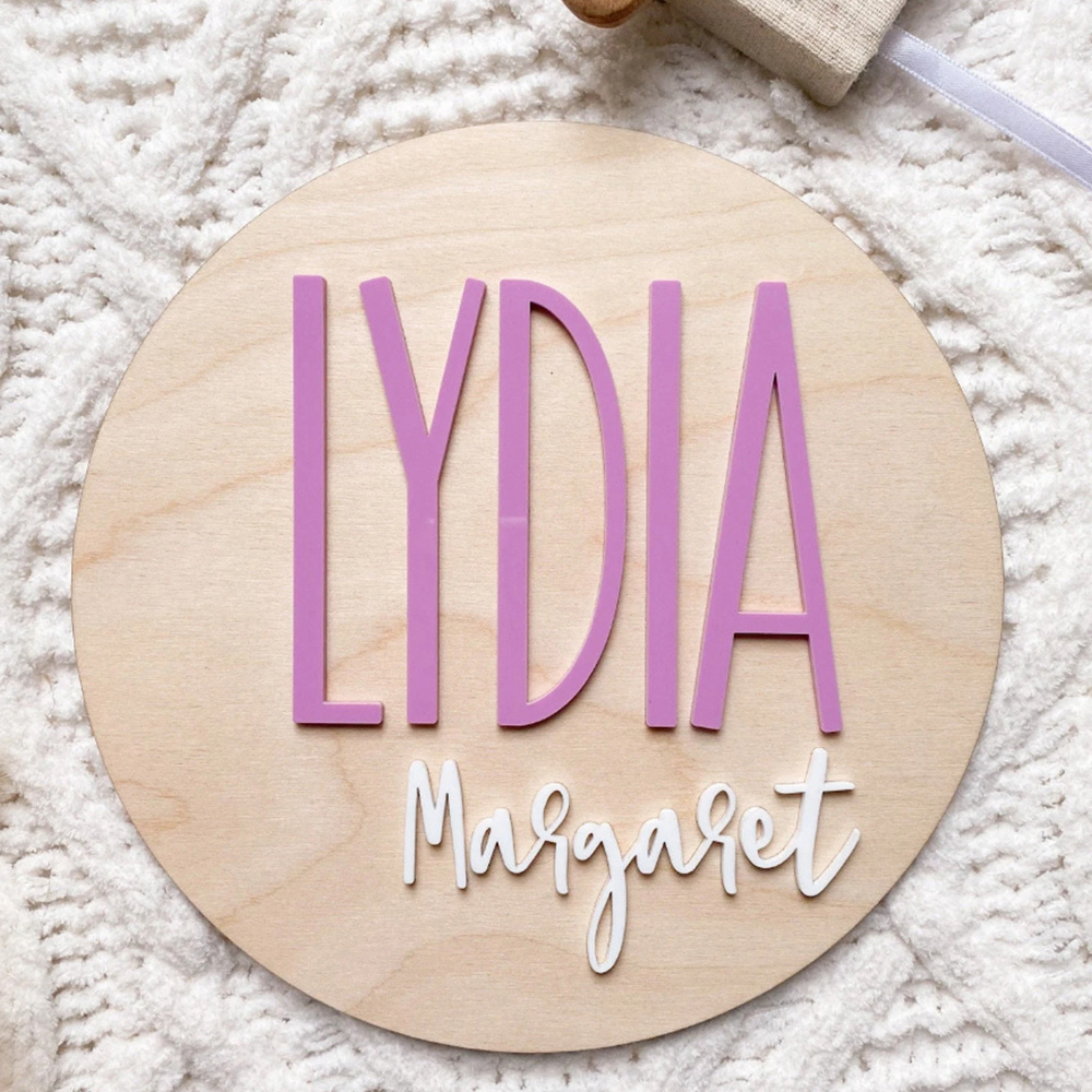 Personalised Birth Announcemen - Nursery recension och pris