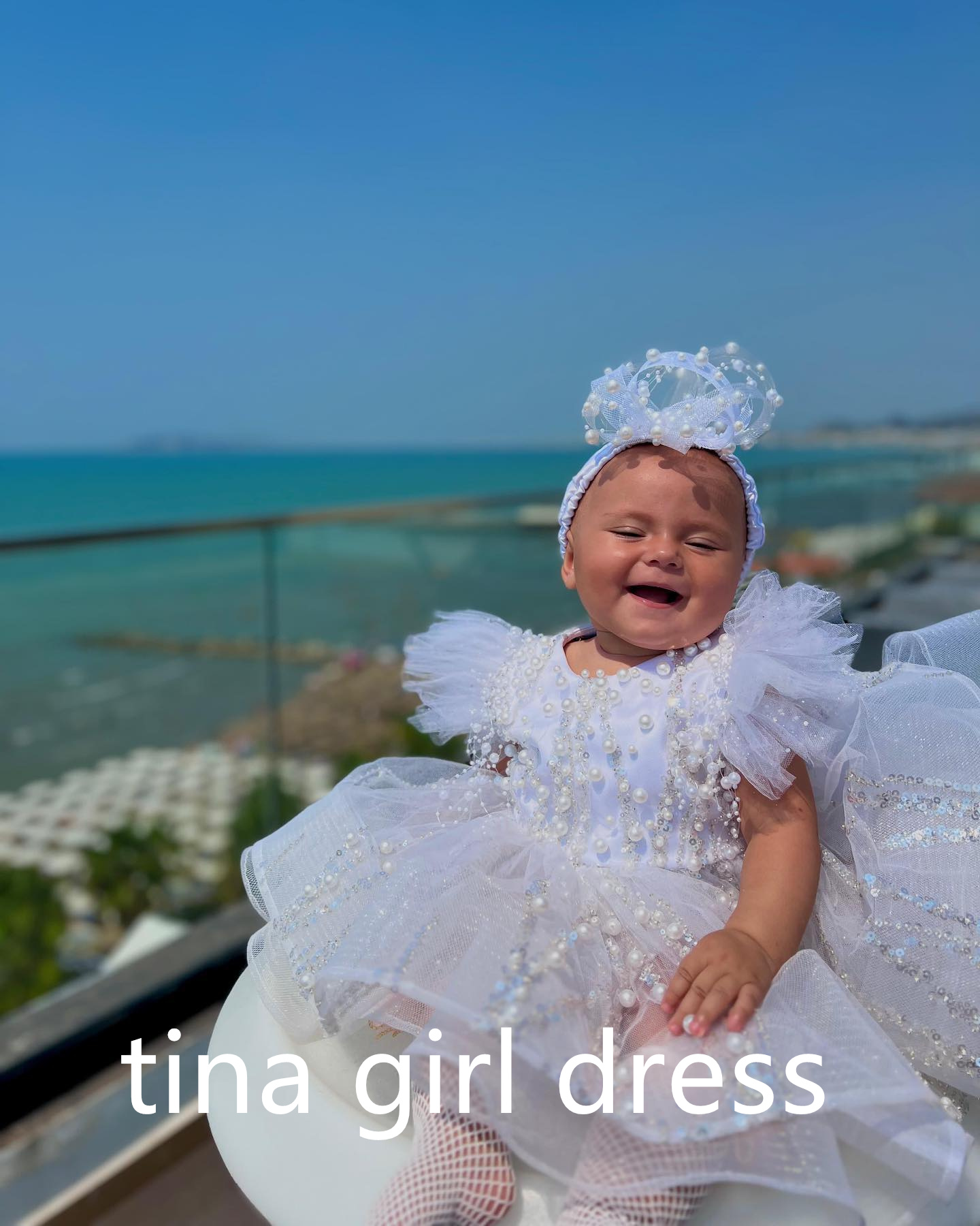 Princess White Flower Girl Dre - Toddler Girl Tulle Party Dress recension och pris