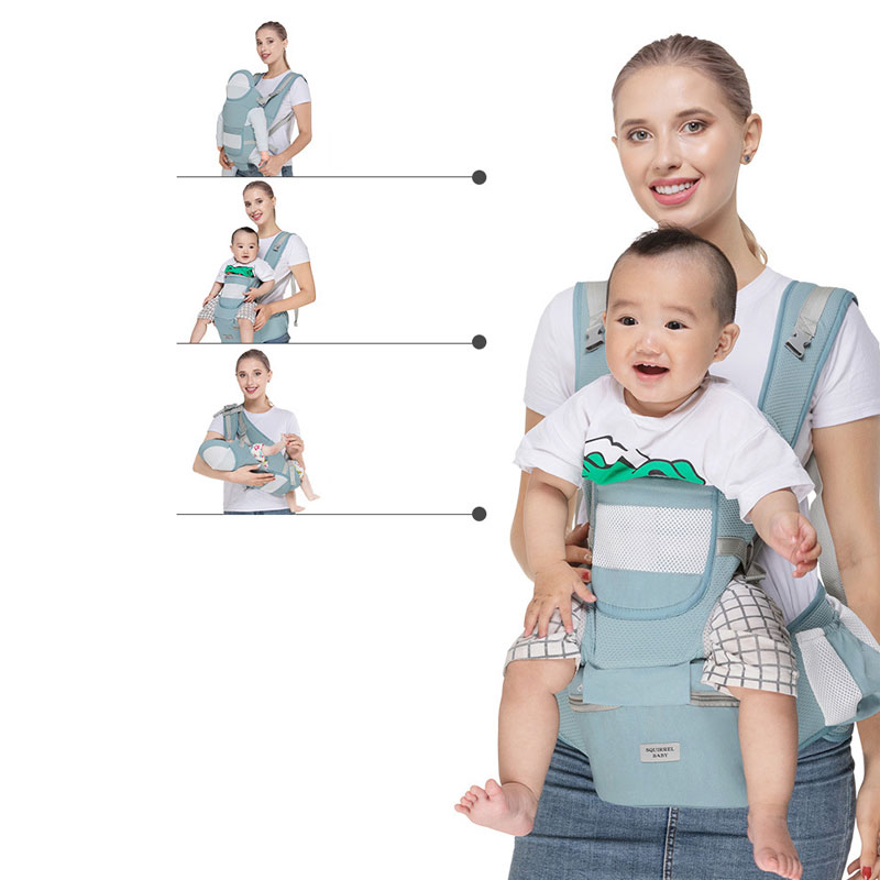 Baby Carrier With Waist Stool  - Ergonomic Baby Carrier Newborn To Toddler recension och pris