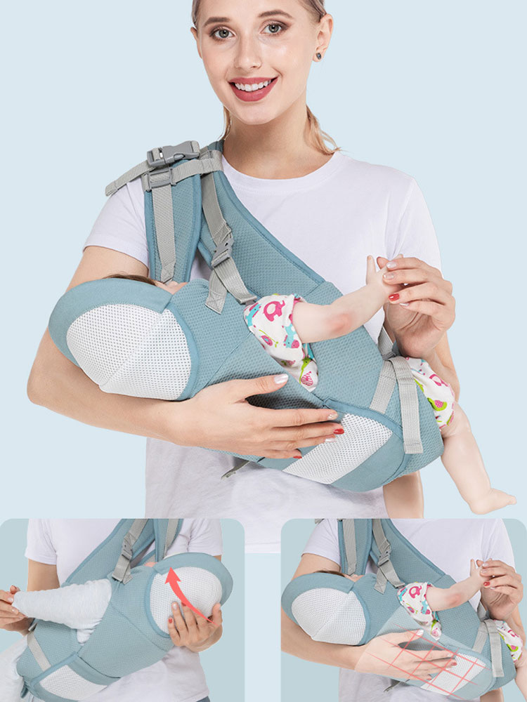 Baby Carrier With Waist Stool  - Ergonomic Baby Carrier Newborn To Toddler recension och pris