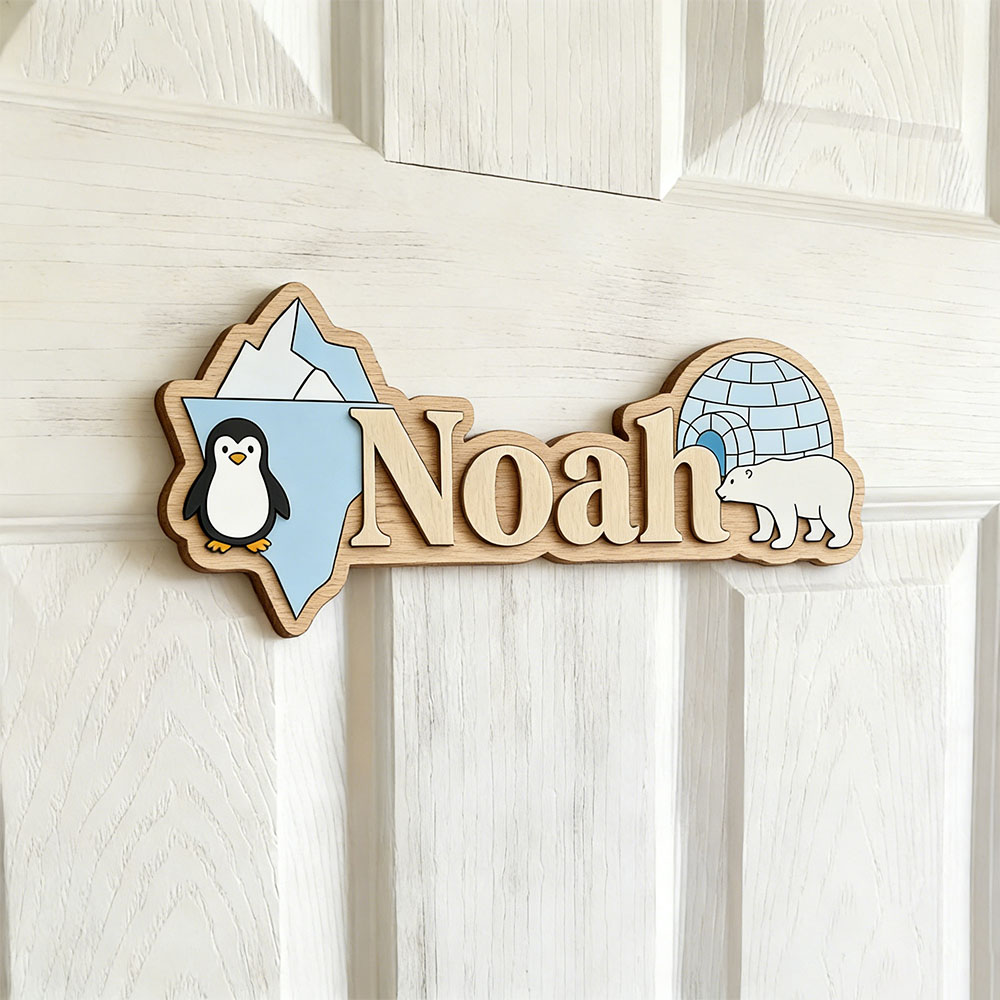 Arctic Penguin & Polar Bear Cu - Nursery recension och pris