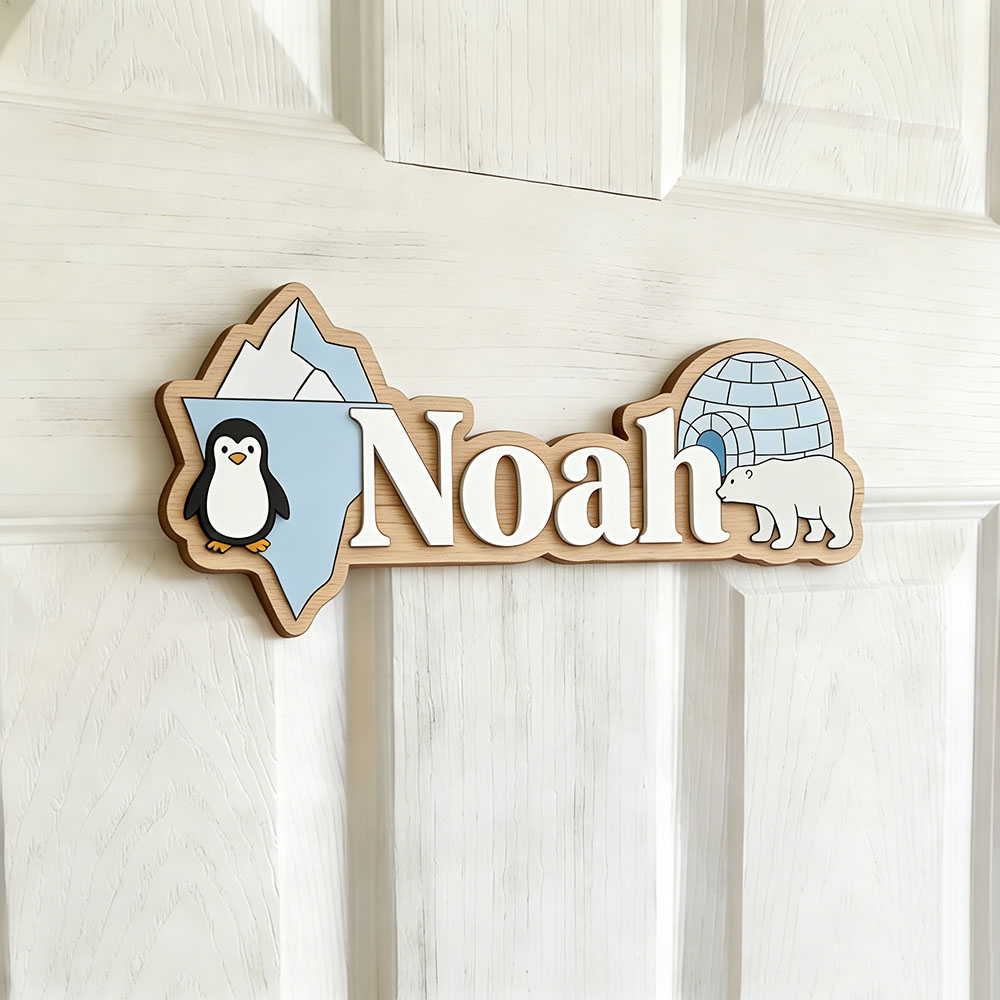 Arctic Penguin & Polar Bear Cu - Nursery recension och pris