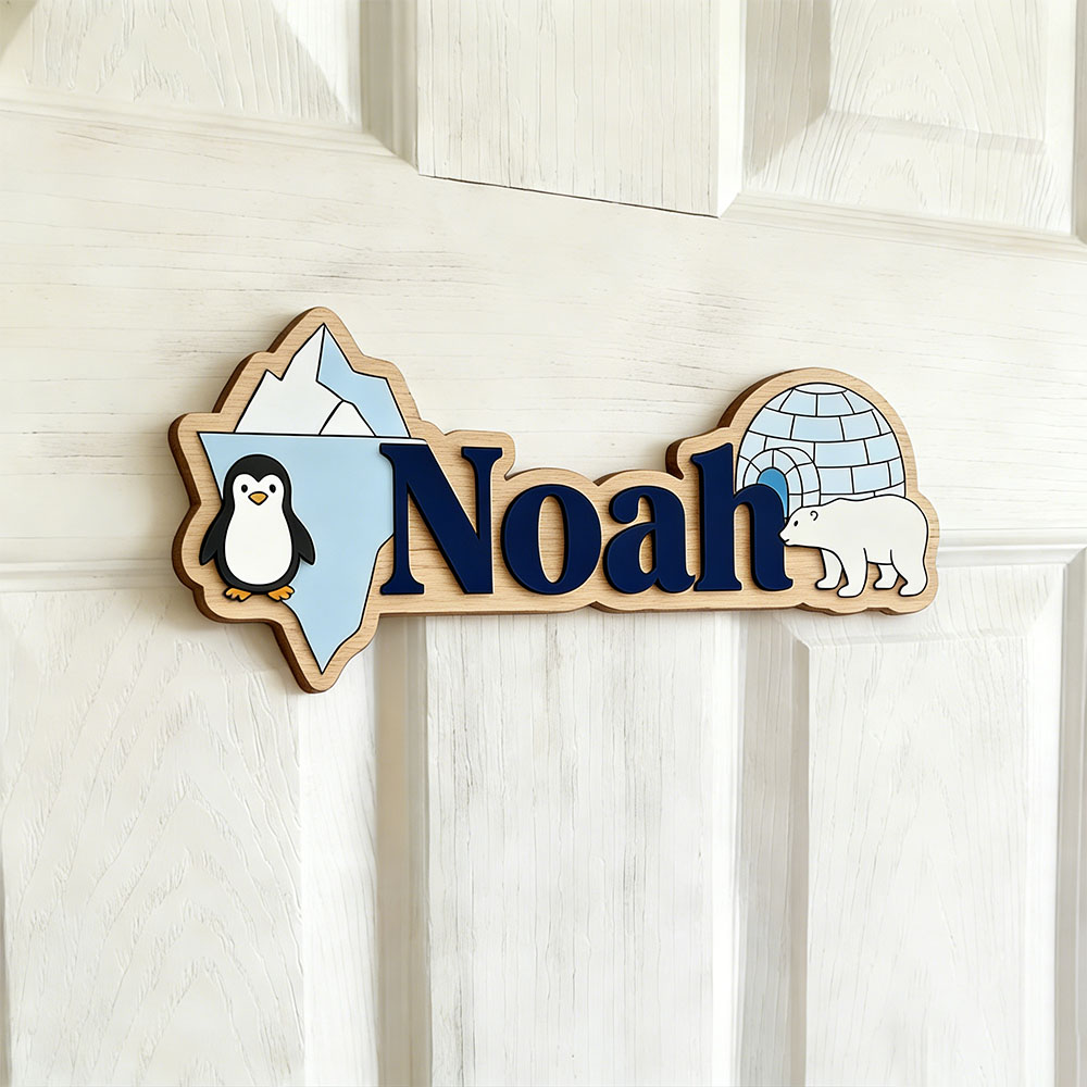 Arctic Penguin & Polar Bear Cu - Nursery recension och pris