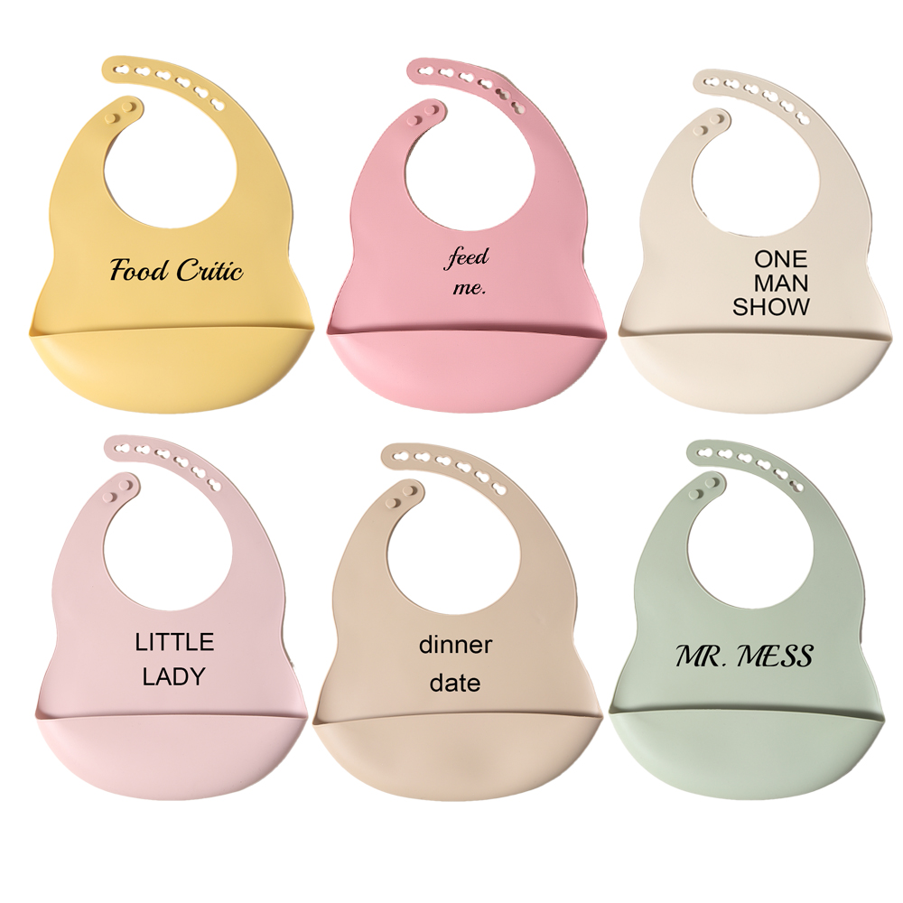 silicone bibs quote message wa - Waterproof Baby Bibs Silicone recension och pris