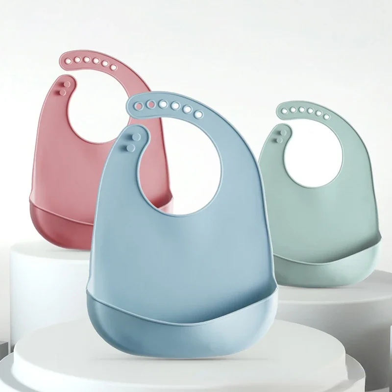 1PCS Silicone Babi Bib Waterpr - Waterproof Baby Bibs Silicone recension och pris
