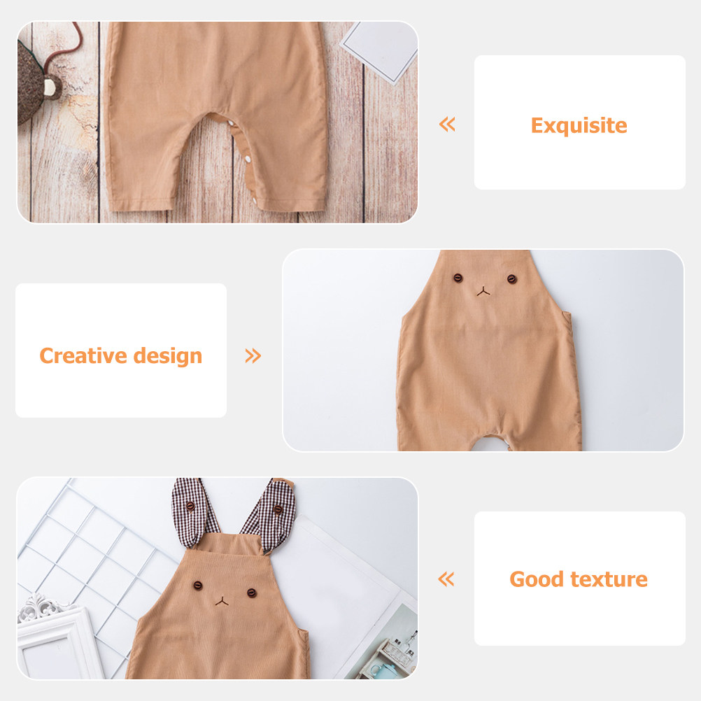 Corduroy Baby Romper Cotton Ne - Infant Photography Props Outfit recension och pris