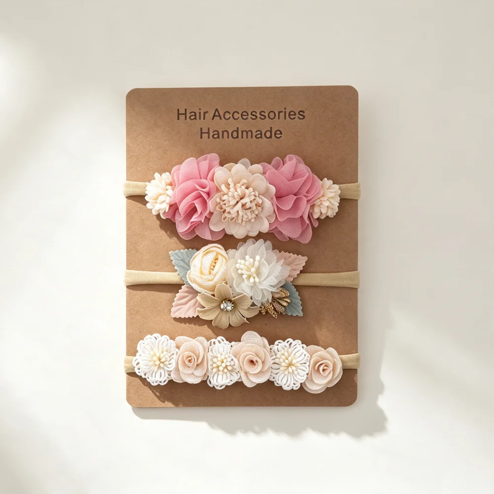 3pcs Baby Girl Elastic Headban - Baby Gear recension och pris