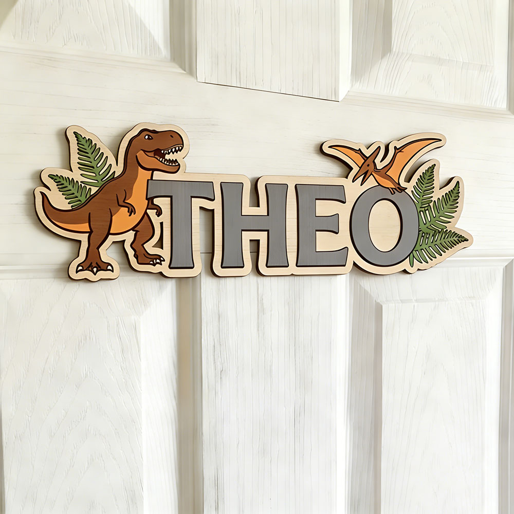 Personalized Dinosaur Name Sig - Nursery recension och pris