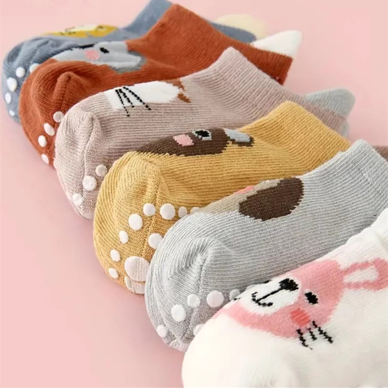 6Pairs/Lot Newborn Baby Socks  - Unisex Baby Socks Non Slip recension och pris