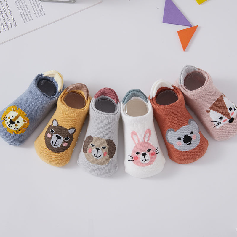 6Pairs/Lot Newborn Baby Socks  - Unisex Baby Socks Non Slip recension och pris